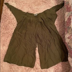 Milly Green Cropped Pants